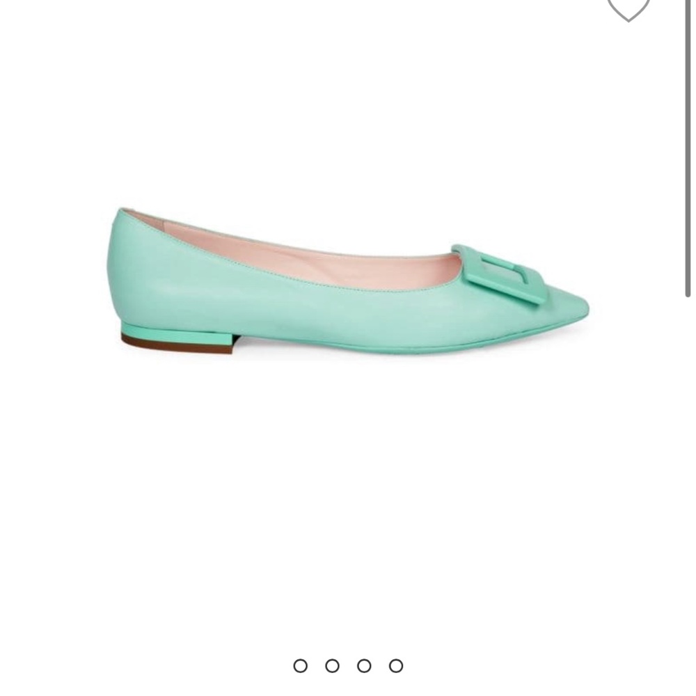 Roger vivier gomettine leather flat 38